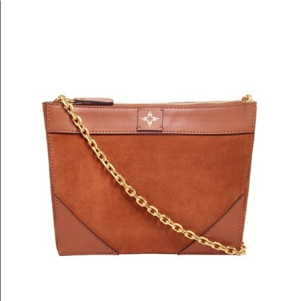 India Hicks Bridle Bag - Suede - NWT